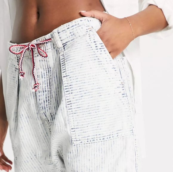 NWT FREE PEOPLE EASY RIDER HAREM SHORTS - Picture 3 of 7